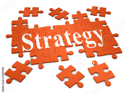 Illustration: 3d Strategy required to finish the puzzle 3d Strategy required to finish the puzzle