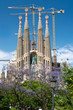 Famoius Sagrada Familia church in Barcelona Famoius Sagrada Familia church in Barcelona
