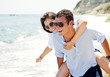 couple beach love