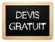 Devis Gratuit - tableau noir