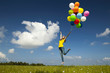 Flying with balloons