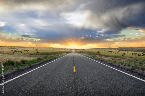 Foto: Sunset Road Route 66 Sunset Road Route 66