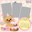 Baby's monthly calendar for 2012