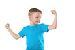 little boy in studio