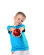 little boy in studio