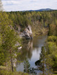 River Serga. Prirodny Park 'Deer creeks. 