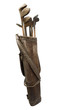 Antique Golf Clubs in Bag
