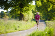 Junge Frau beim Joggen