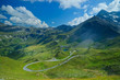 Bird's-eye view on the Grossglockner-highway