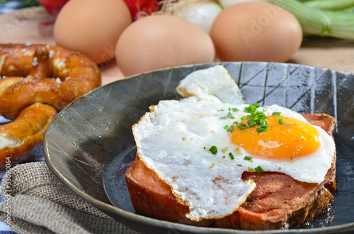 Foto: Bayerische Hausmannskost mit Leberkäse Bayerische Hausmannskost mit Leberkäse
