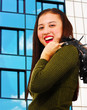 ����: Attractive Young Woman Standing In Front of a Building � Stuart Miles #33034040