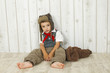 Foto: junge kind pilot junge kind pilot