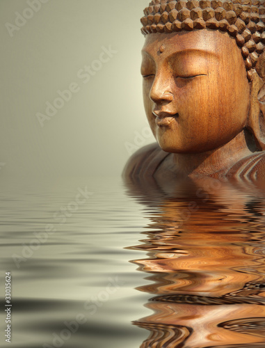 Photo: buddha wasser hintergrund buddha wasser hintergrund