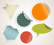 Retro colored labels badges and stickers Retro colored labels badges and stickers