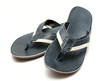 Mens sandals on a white background