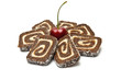 Coco roll with cherry Coco roll with cherry