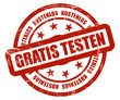 Sternen Stempel rot rt GRATIS TESTEN