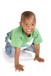 Three year old black or african american boy smiling happily Three year old black or african american boy smiling happily