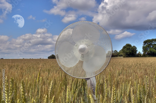 Foto: Ventilation dans un champ Ventilation dans un champ