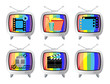 TV icon set