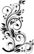 decorative branch vectorized