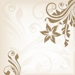 Beige Background With A Floral...