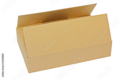 Photo: Box isolated on white Box isolated on white