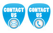 Contact icons for web