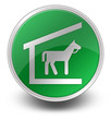 Green Glossy Icon "Stable"