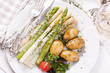 Spargel mit Kartoffeln