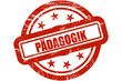 Sternen Stempel rot PÄDAGOGIK
