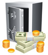 Safe and money.