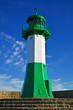 Der Saßnitzer Leuchtturm.
