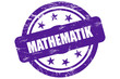Sternen Stempel lila MATHEMATIK