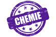 Sternen Stempel lila CHEMIE