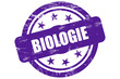 Sternen Stempel lila BIOLOGIE
