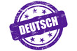 Sternen Stempel lila DEUTSCH