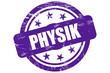 Sternen Stempel lila PHYSIK
