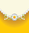 Decorative background for jewelry design