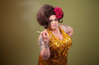Drag Queen Smoking