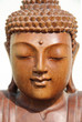buddha gesicht von vorn close-up