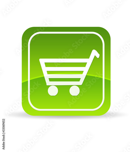 Illustration: Green Ecommerce Icon Green Ecommerce Icon