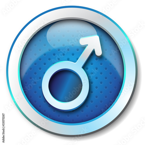 Illustration: Gender man symbol icon Gender man symbol icon
