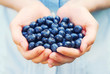 Handful of Blueberries