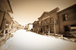 vintage photo of Far west town