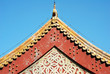 The roof of a traditional building in China or Japan. The roof of a traditional building in China or Japan.