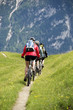 Drei Mountainbikerinnen