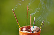 incense sticks smoking