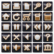 Icons schwarz 01-25