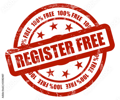 Illustration: Sternen Stempel rot rt REGISTER FREE Sternen Stempel rot rt REGISTER FREE